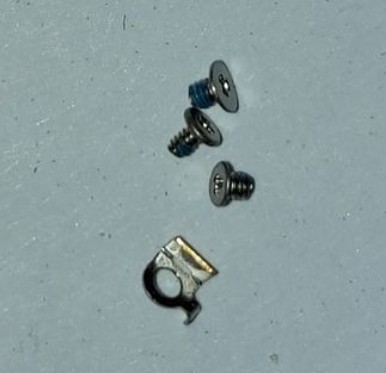 iPhone X speaker bracket + screws
